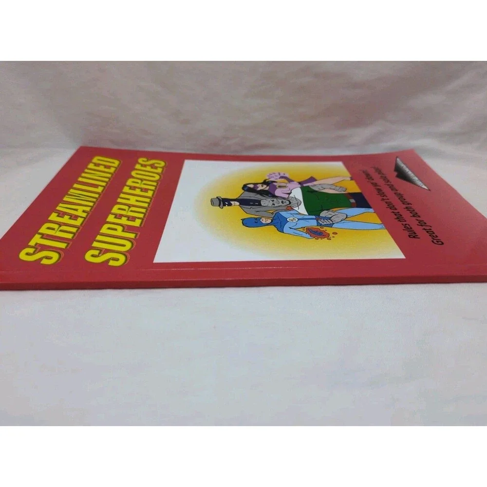 Streamlined Superheroes RPG Book Sharp Mountain Games